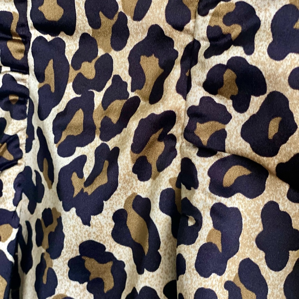 Cache Satin/Poly Leopard Print Dress. Sz 4. - image 4